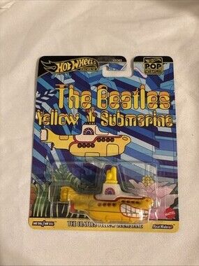 Hot Wheels Premium Pop Culture The Beatles Yellow Submarine 1:64 Diecast Car